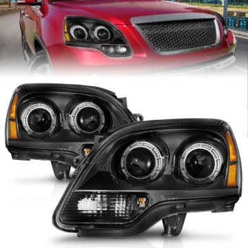 Picture of ANZO 2007-2012 GMC Acadia Projector Headlights Black Housing