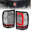 Picture of ANZO 2001-2011 Ford  Ranger LED Tail Lights w/ Light Bar Chrome Housing Clear Lens
