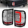 Picture of ANZO 2001-2011 Ford  Ranger LED Tail Lights w/ Light Bar Chrome Housing Clear Lens