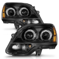 Picture of ANZO 2007-2012 GMC Acadia Projector Headlights Black Housing