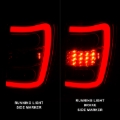 Picture of ANZO 1999-2004 Jeep Grand Cherokee LED Tail Lights w/ Light Bar Chrome Housing Red/Clear Lens