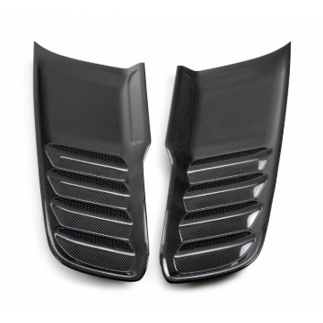 Picture of Anderson Composites 2021 Dodge RAM TRX Carbon Fiber Hood Vents - Type OE