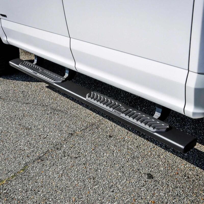 Picture of Westin Ram 15-21 Ford F-150 / 17-21 Ford F-250 & F350 Crew Cab R5 XD Nerf Step Bars - Black