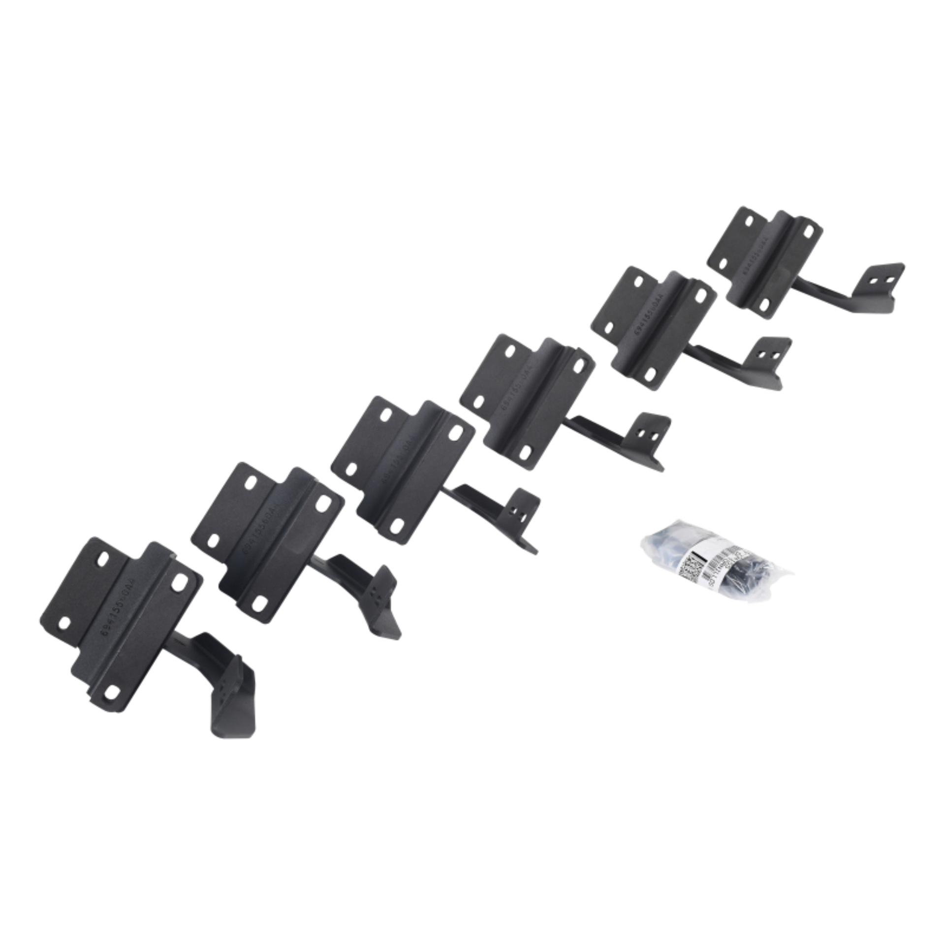 Picture of Go Rhino 15-21 Ford F-150 SC 4DR Mounting Brackets (V-Series V3/RB10 Slim/RB20 Slim) - Tex. Blk
