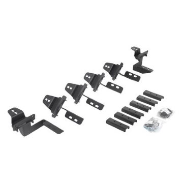 Picture of Go Rhino 07-18 Jeep Wrangler JKU 4DR Mounting Brackets (V-Series V3/RB10 Slim/RB20 Slim) - Tex. Blk