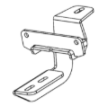 Picture of Go Rhino 18-22 Jeep Wrangler JL 2DR Mounting Brackets (V-Series V3/RB10 Slim/RB20 Slim) - Tex. Blk