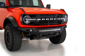 Picture of Addictive Desert Designs 2021+ Ford Bronco Stealth Fighter Front Bumper w/ Winch Mount
