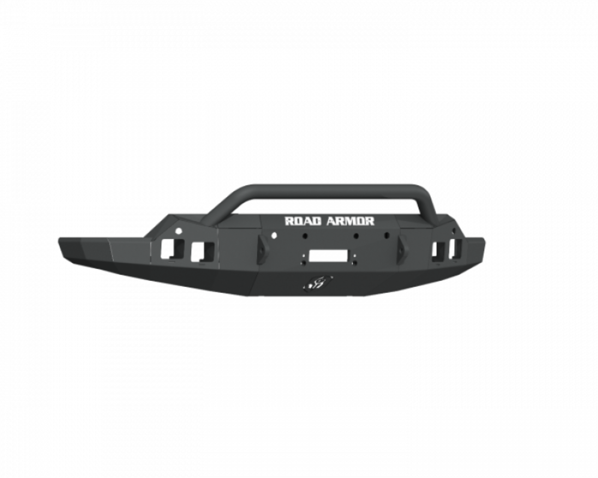 Picture of Road Armor 19-21 GMC Sierra 1500 Stealth Front Winch Bumper w/ Pre-Runner Guard - Tex Blk