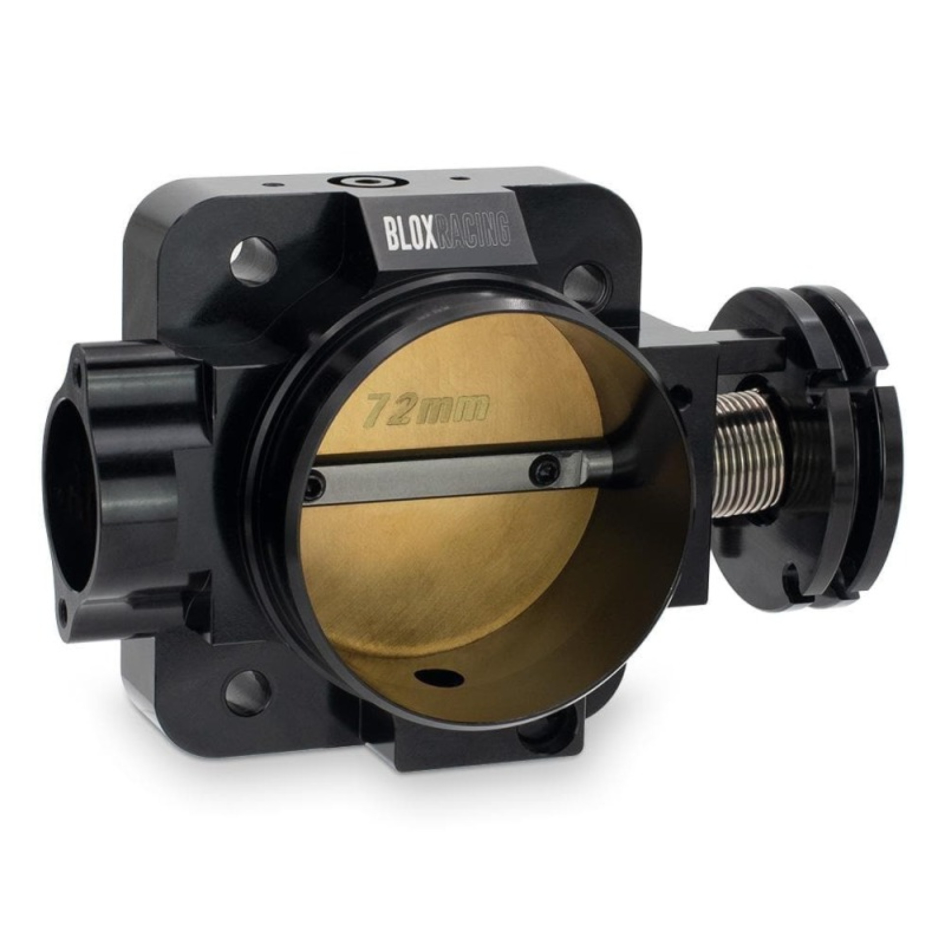 Picture of BLOX Racing Honda B/D/H/F Series Engines 72mm Black Billet Throttle Body V2