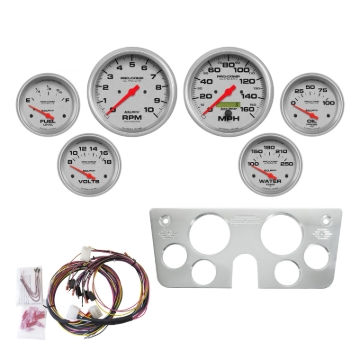 Picture of Autometer Ultra-Lite 67-72 Chevy Truck Dash Kit 6pc Tach / MPH / Temp / Oil / Volt