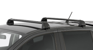 Picture of Rhino-Rack 11-20 Ford Ranger PX 4 Door Double Cab Vortex ROC25 Flush 2 Bar Roof Rack - Black