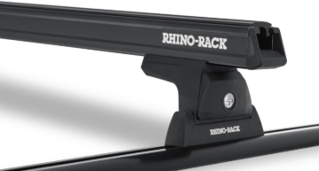 Picture of Rhino-Rack Heavy Duty 65in 2 Bar Roof Rack w/Tracks - Black