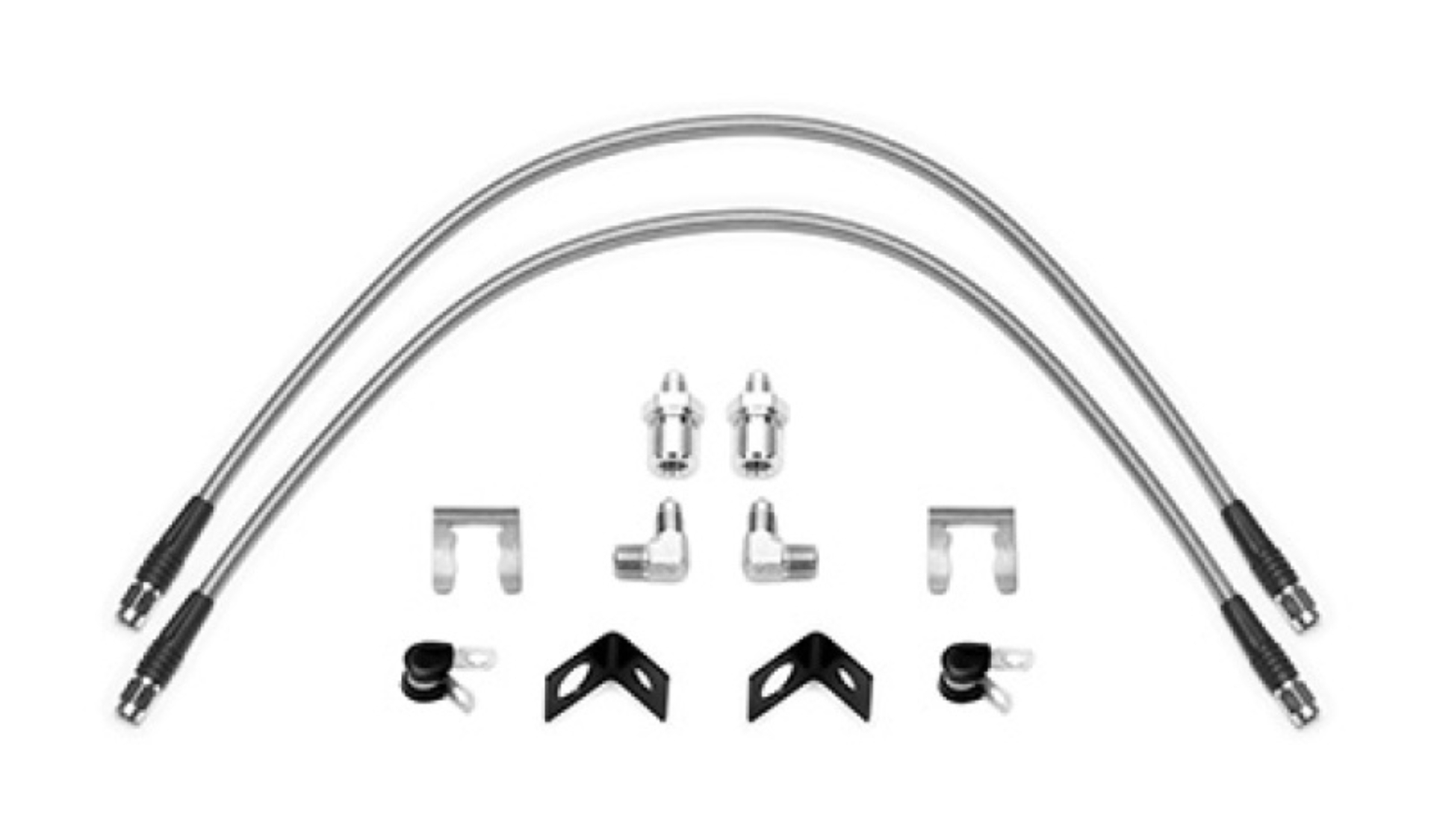Picture of Wilwood Flexline Kit 25 inch 3/8-24 to 90 Degree