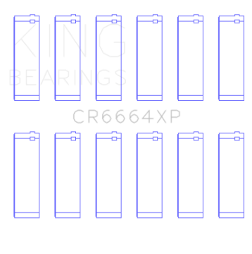Picture of King Engine Bearings Buick V6 (Size STD) XP - Series Performance Rod Bearing Set