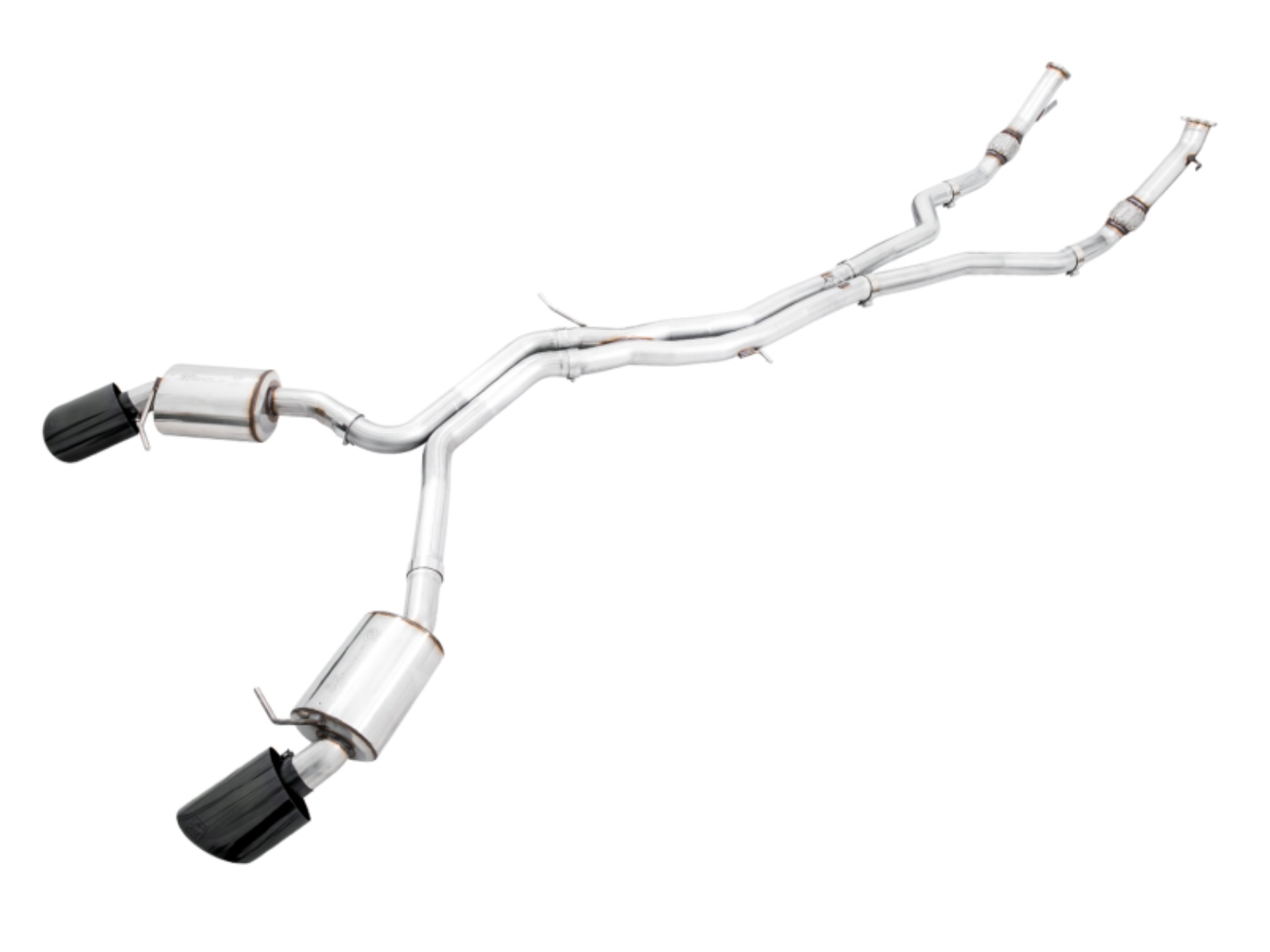 Picture of AWE Tuning Audi B9.5 RS 5 Coupe Non-Resonated Touring Edition Exhaust - RS-Style Diamond Black Tips