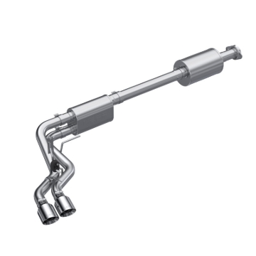 Picture of MBRP 2021+ Ford F150 T304 Pre-Axle (Street Profile) 2.5in OD Tips 3in Cat Back Exhaust