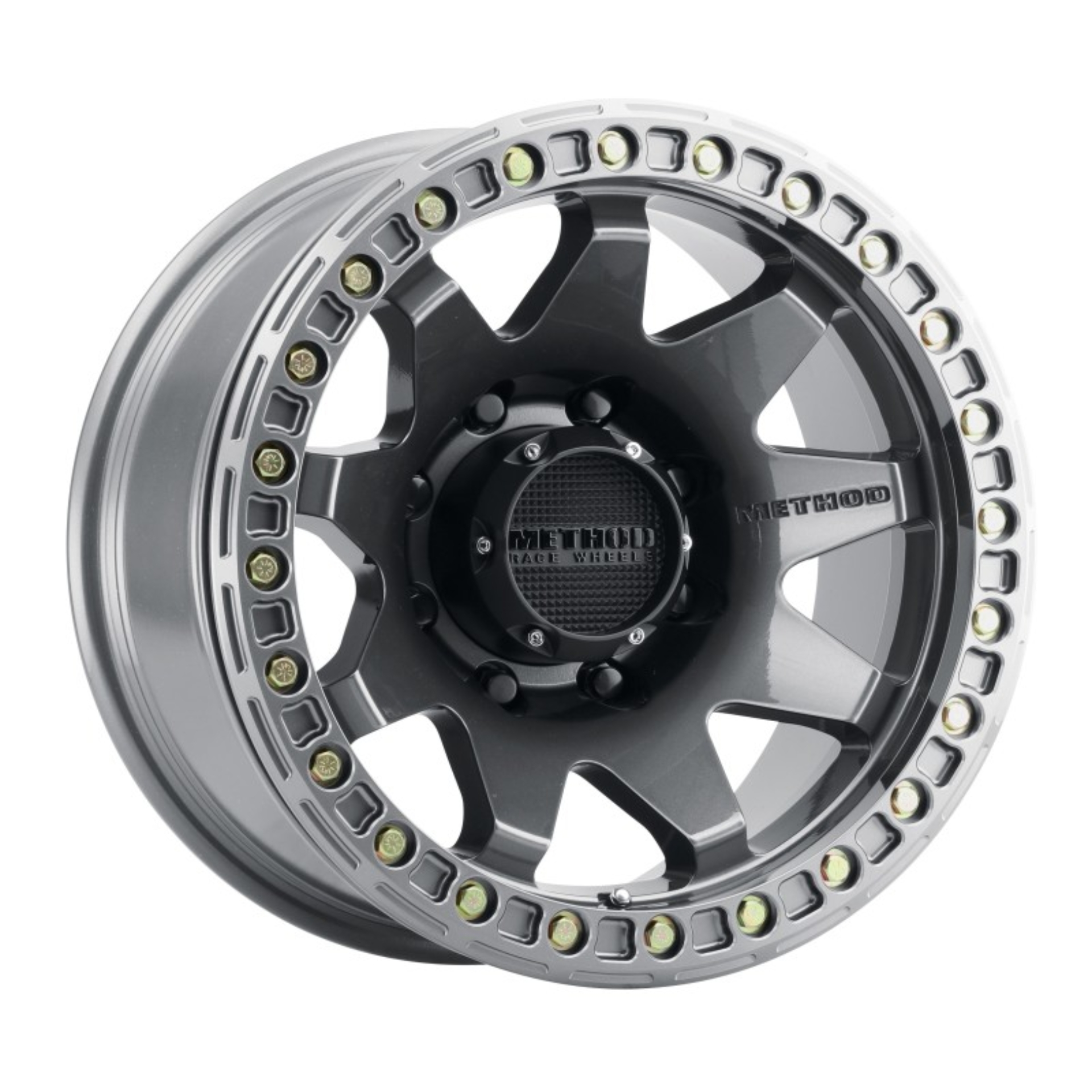 Picture of Method MR108 17x9 -44mm Offset 8x6.5 130.81mm CB Gloss Titanium w/BH-H24125-38 Wheel