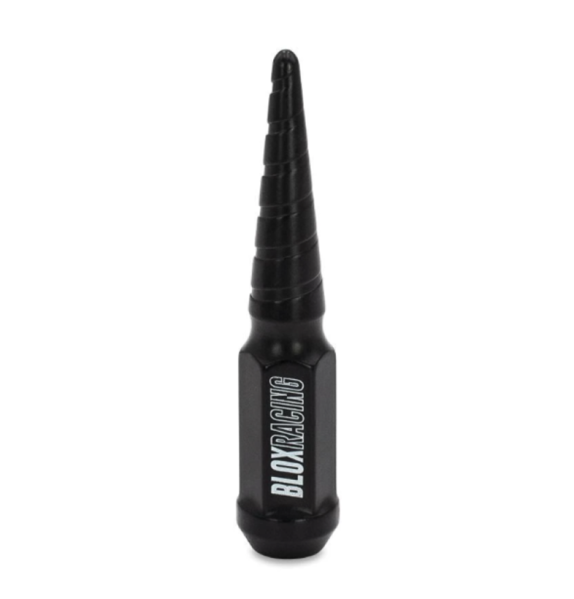 Picture of BLOX Racing Spike Forged Lug Nuts - Flat Black 12 x 1.25mm - Single