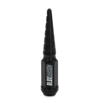 Picture of BLOX Racing Spike Forged Lug Nuts - Flat Black 12 x 1.25mm - Single
