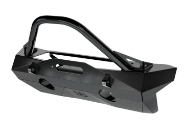 Picture of ICON 2018+ Jeep Wrangler JL / 2020+ Jeep Gladiator JT Pro Recessed Impact Front Bumper w/Bar & Tabs