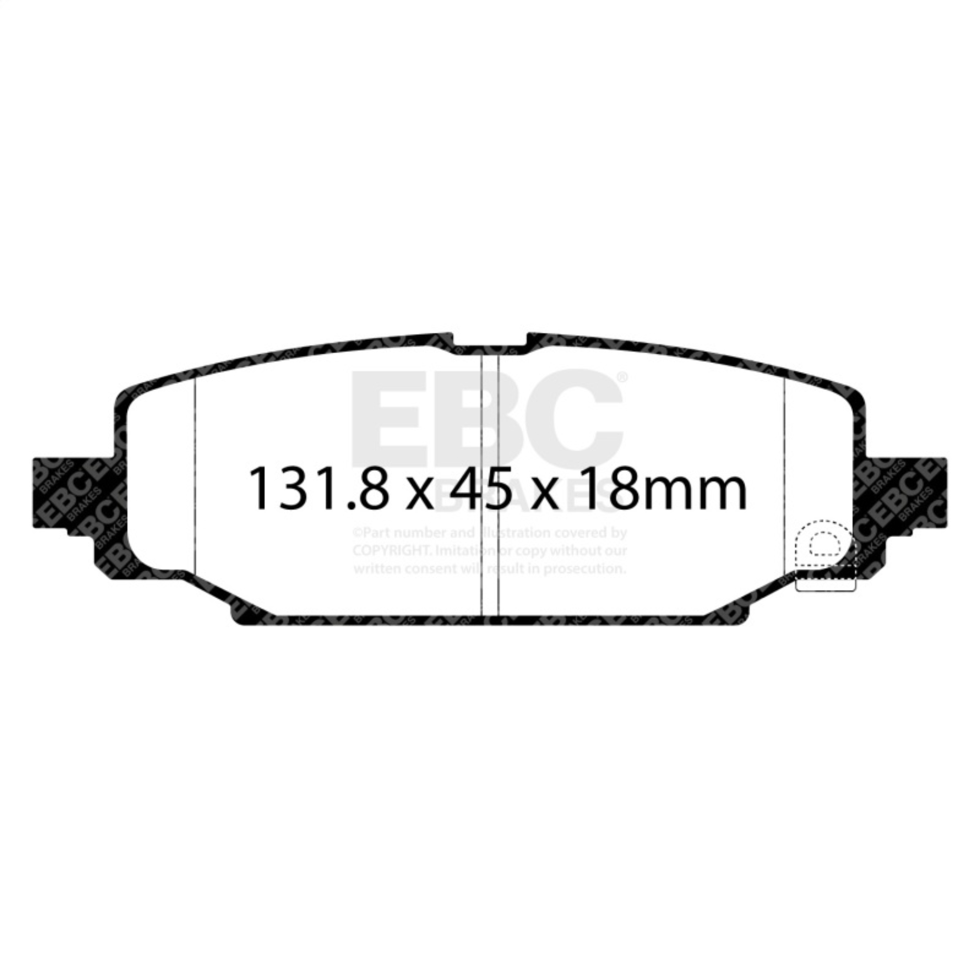 Picture of EBC Yellowstuff Brake Pad Sets - DP43101R