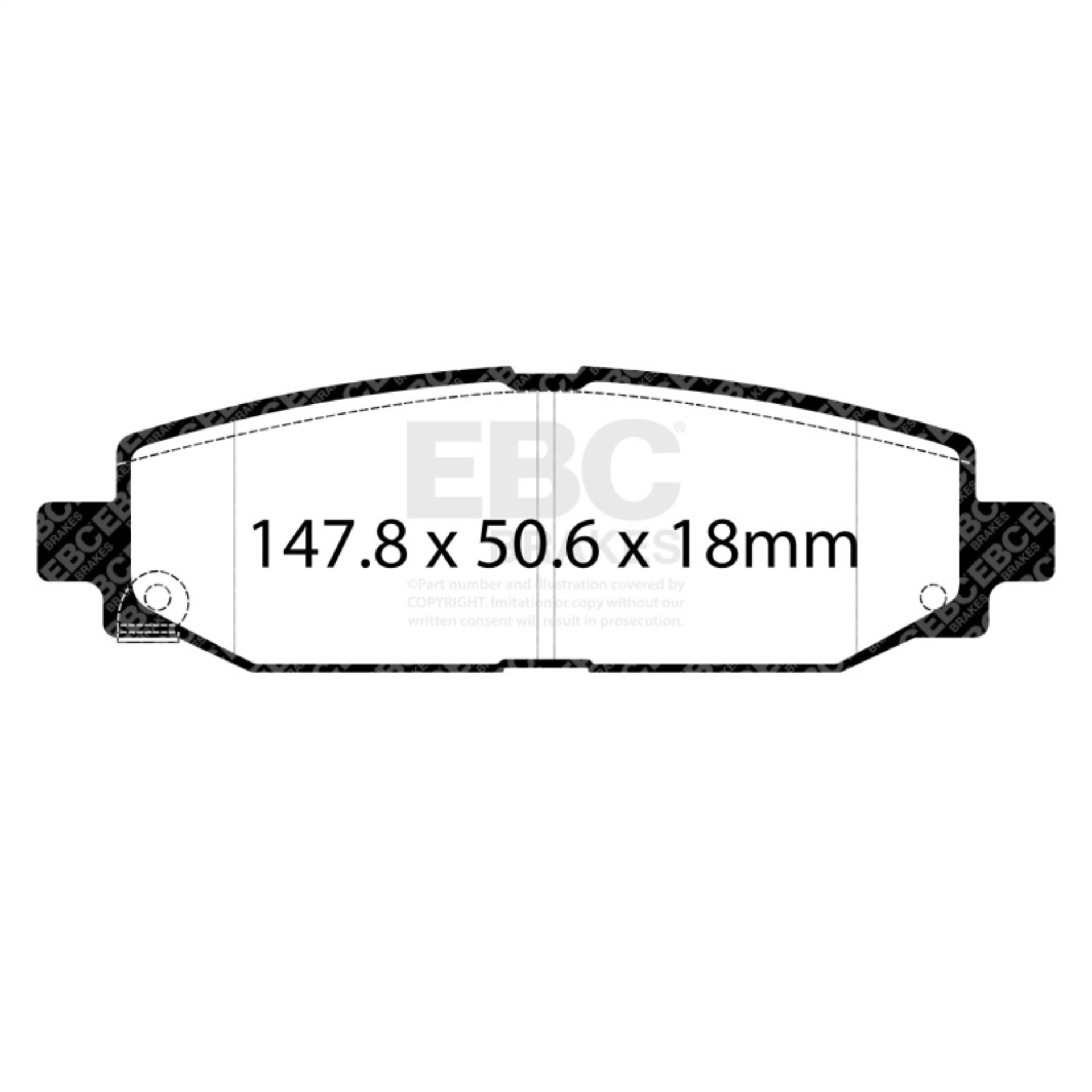 Picture of EBC Ultimax2 Brake Pad Sets - UD2186