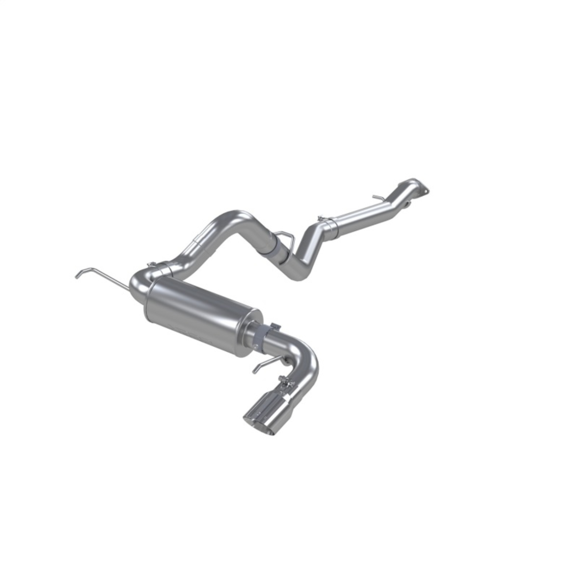 Picture of MBRP 2021+ Ford Bronco 2.3L/2.7L EcoBoost 3in Aluminized Steel Catback Exhaust