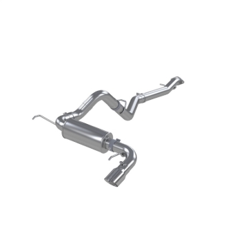 Picture of MBRP 2021+ Ford Bronco 2.3L/2.7L EcoBoost 3in Aluminized Steel Catback Exhaust