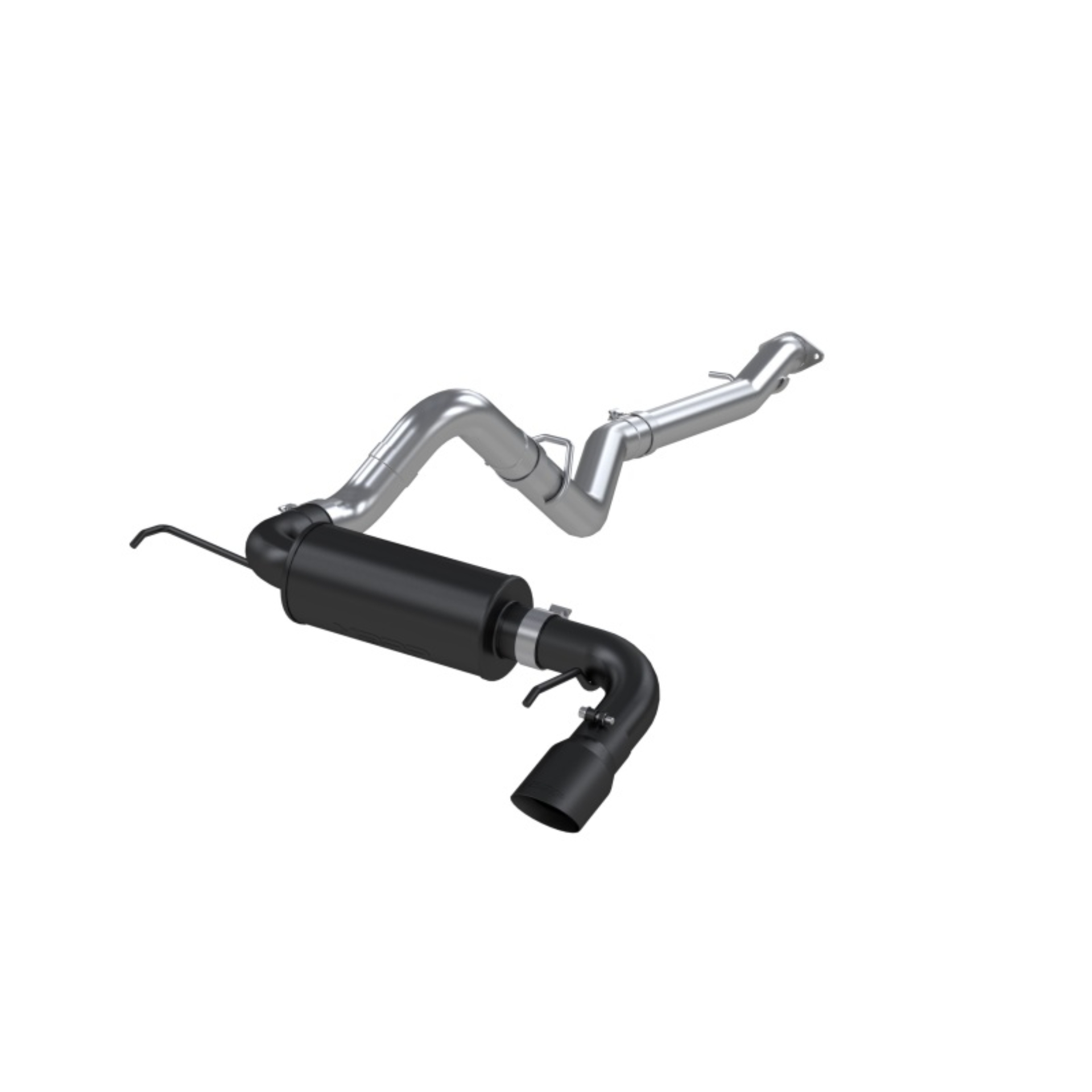Picture of MBRP 2021+ Ford Bronco 2.3L/2.7L EcoBoost 3in Black Aluminized Catback Exhaust