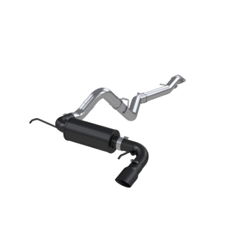 Picture of MBRP 2021+ Ford Bronco 2.3L/2.7L EcoBoost 3in Black Aluminized Catback Exhaust