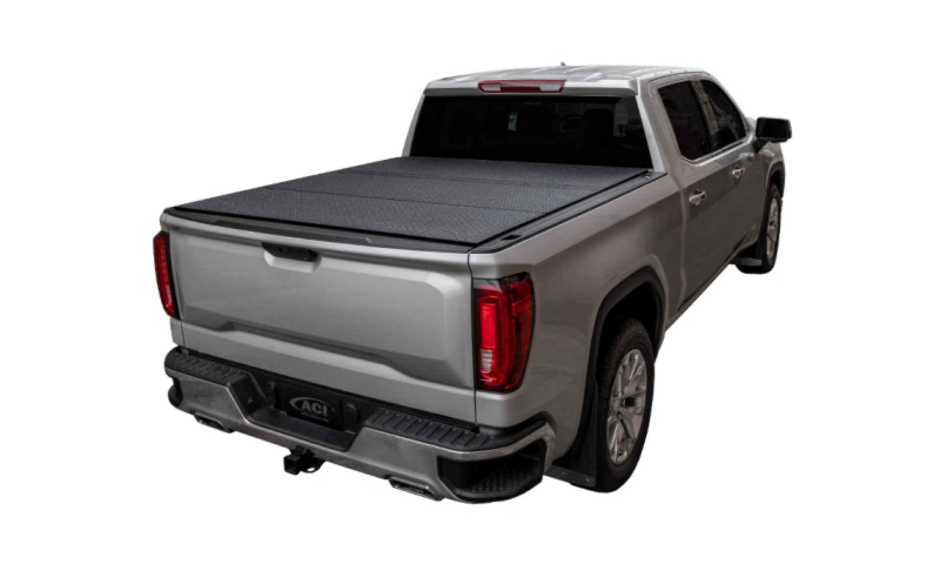 Picture of Access LOMAX Tri-Fold Cover 07-21 Toyota Tundra - 5ft 6in Bed (w/ Deck Rail) - Black Diamond