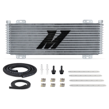 Picture of Mishimoto 13-Row Stacked Plate Transmission Cooler - Silver