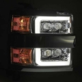 Picture of AlphaRex 15-18 Chevy 2500HD NOVA LED Proj Headlights Plank Style Black w/Activ Light/Seq Signal/DRL