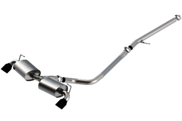 Picture of Borla 2021 Ford Bronco Sport 2.0L 2.5in / 2.25in S-Type Cat-Back Exhaust - Ceramic Black Tip