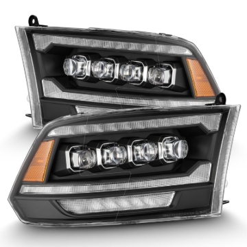 Picture of AlphaRex 09-18 Ram 2500 NOVA LED Proj Headlights Plank Style Chrome w/Activ Light/Seq Signal/DRL