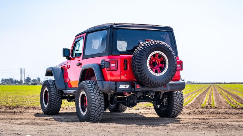 Picture of Borla 18-21 Jeep Wrangler JL 2.0L 2DR Climber 2.75in Turn Down Tip S-Type Cat-Back Exhaust