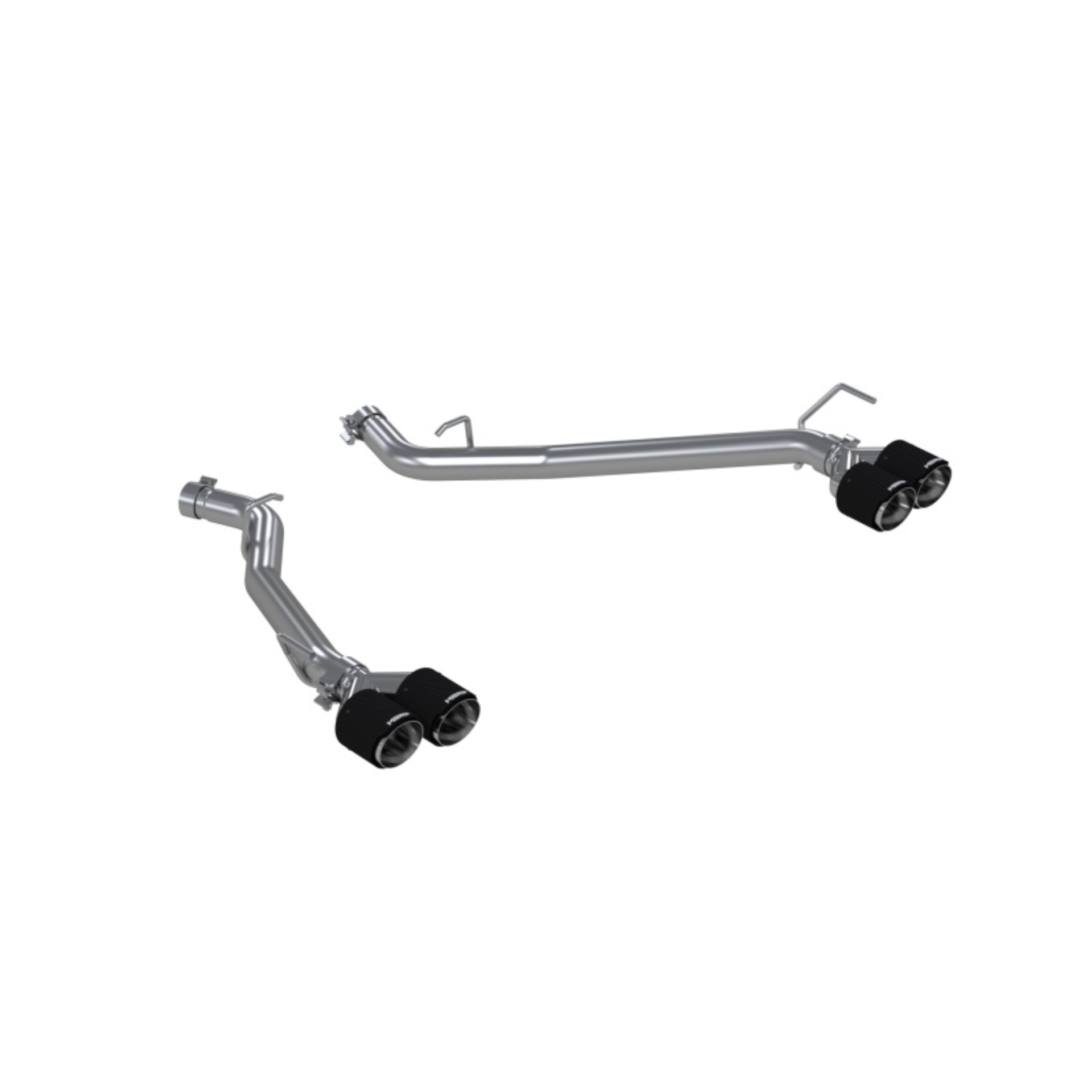 Picture of MBRP 20-21 Ford Explorer ST 3.0L EcoBoost Dual Rear Exit Axle Back w/ Quad Carbon Fiber Tips - T304