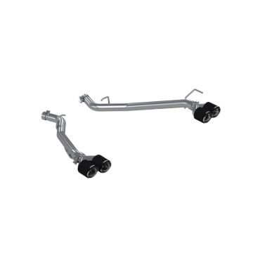 Picture of MBRP 20-21 Ford Explorer ST 3.0L EcoBoost Dual Rear Exit Axle Back w/ Quad Carbon Fiber Tips - T304