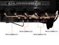 Picture of Fleece Performance FPE Injection Lines Fuel Injector Connectors - FPE-FL-CUMM-6.7-SET