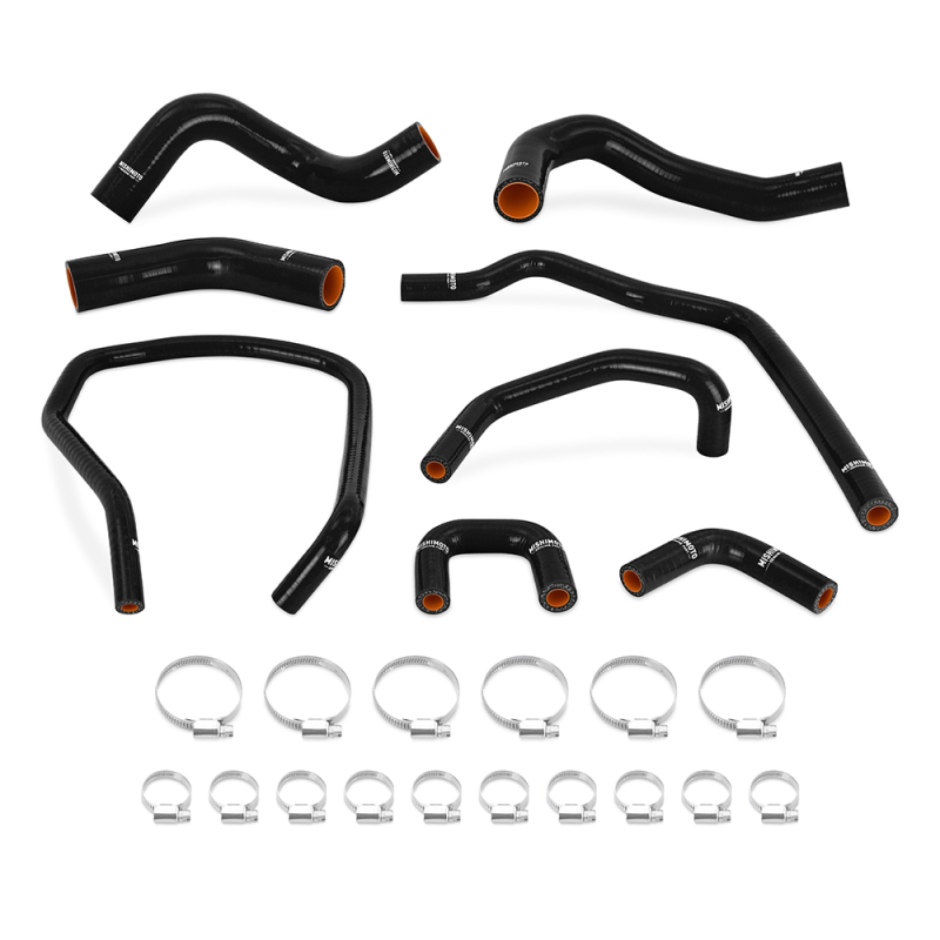 Picture of Mishimoto MM Silicone Hose-Radiator Radiator Hoses - MMHOSE-TTN-04BK