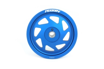 Picture of PERRIN 19-21 Subaru WRX / 16-18 Forester / 15-19 Legacy Lightweight Crank Pulley - Blue