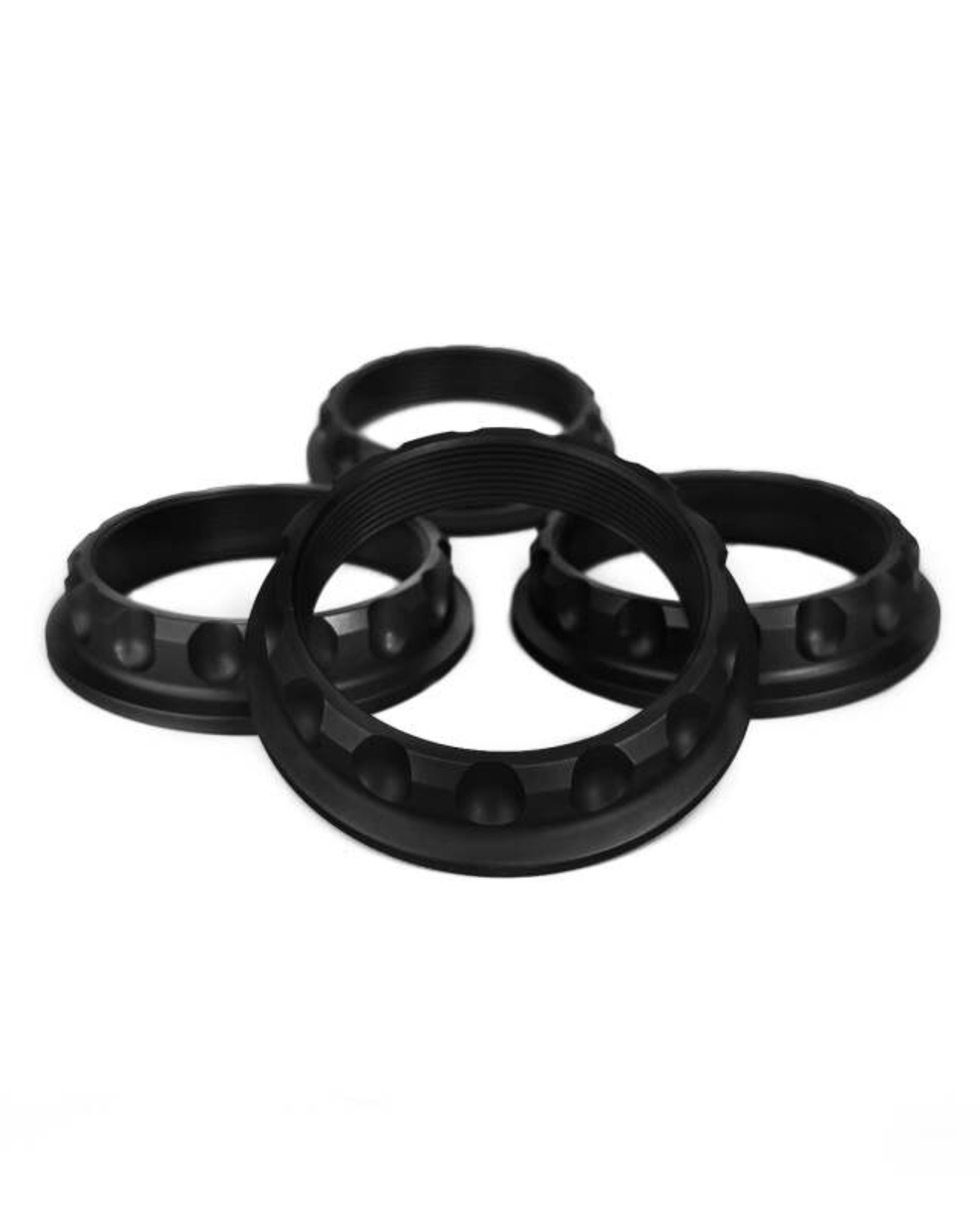 Picture of fifteen52 FFT Center Cover Plates Wheel Center Caps - 52-ST-NUT-V2- BLACK-SET