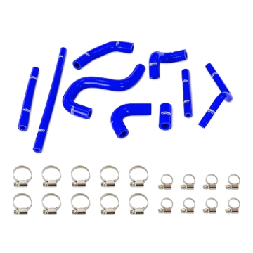 Picture of Mishimoto 96-02 Toyota 4Runner 3.4L (w/ Rear Heater) Silicone Heater Hose Kit - Blue