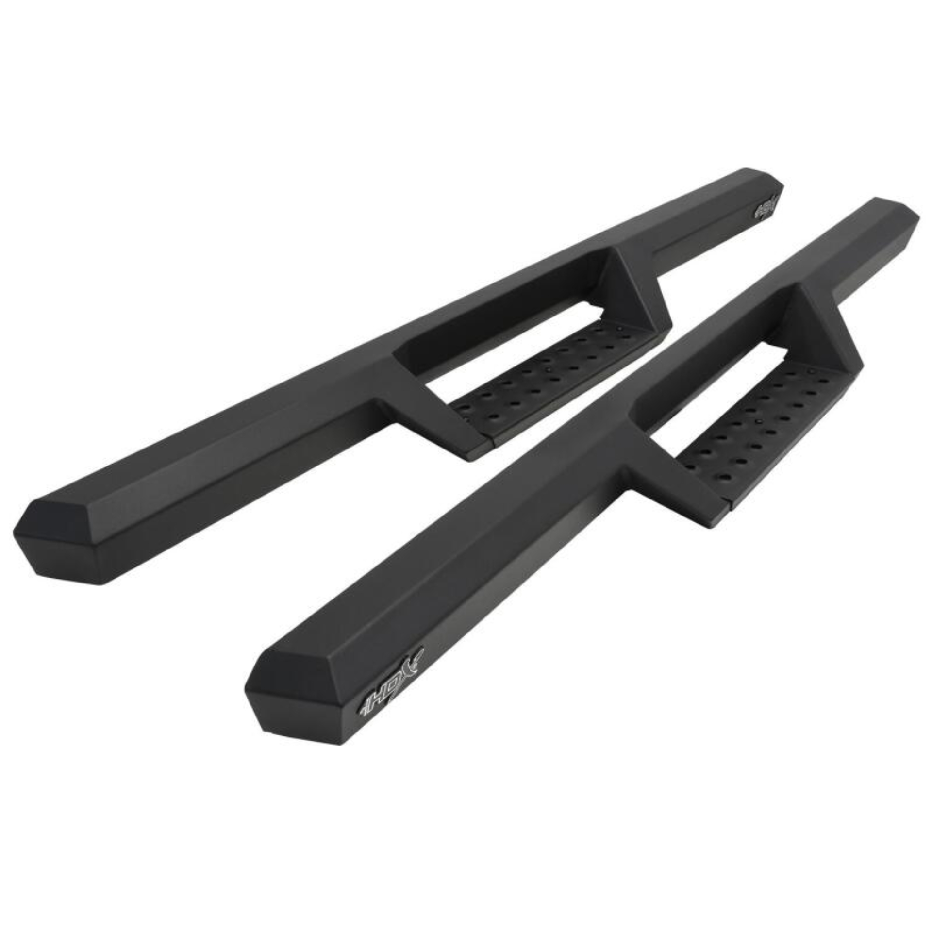 Picture of Westin/HDX 2021+ Ford Bronco (2-Door) Drop Nerf Step Bars - Textured Black