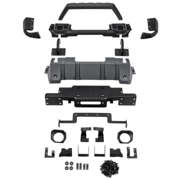 Picture of Rugged Ridge 18-21 Jeep Wrangler/Gladiator (JL/JT) Venator Modular Bumper - Black