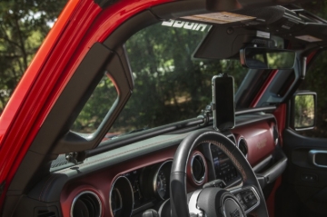 Picture of Rugged Ridge 18-21 Jeep Wrangler/Gladiator (JL/JT) Dash Bar - Black