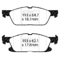 Picture of EBC Yellowstuff Brake Pad Sets - DP43100R