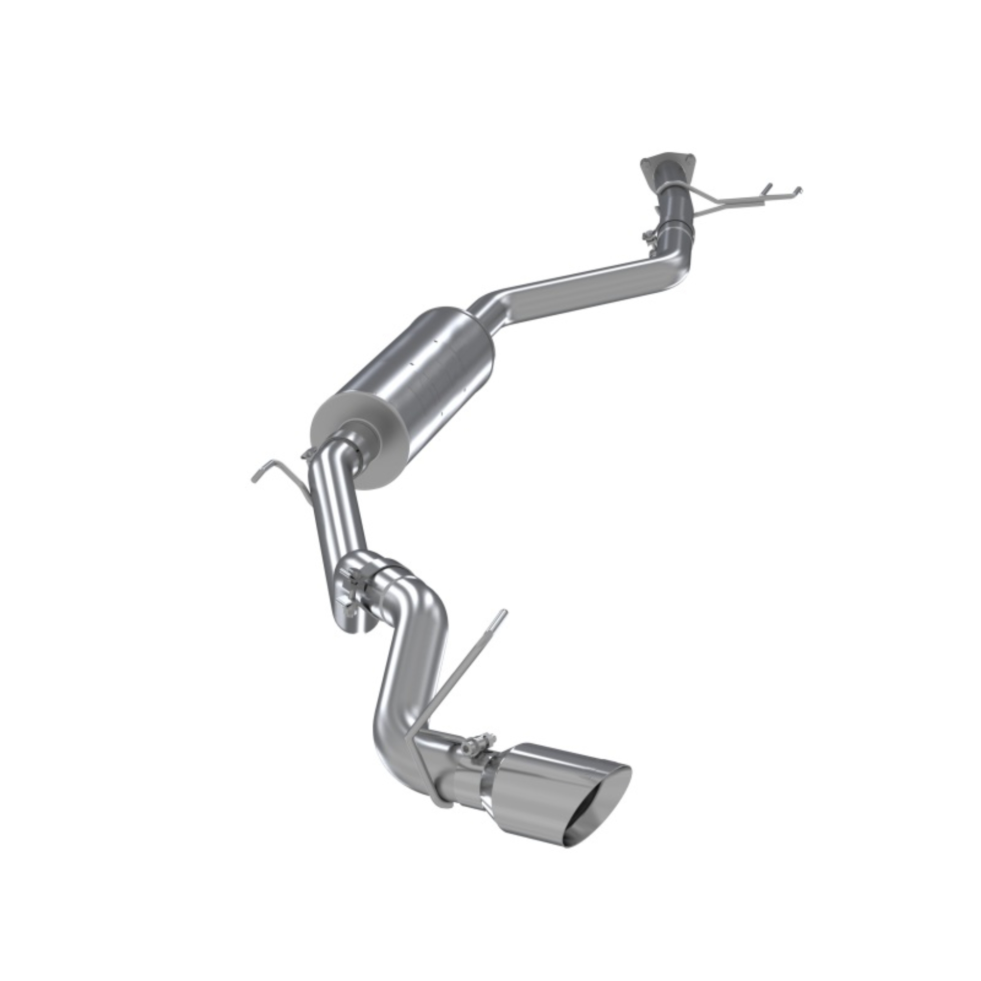 Picture of MBRP 17-20 Honda Ridgeline 3.6L Aluminized Steel 2.5in. Cat-Back Exhaust - Single Side