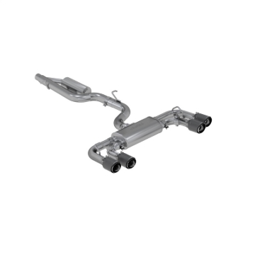 Picture of MBRP 15-19 VW Golf R 3 in Cat Back w/ 4 in OD Quad Carbon Fiber Tips - T304