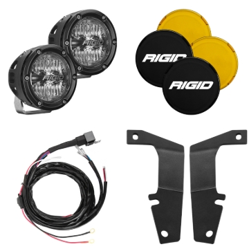 Picture of Rigid Industries 10-20 Toyota 4Runner A-Pillar Light Kit w/4in. 360-Series Drive